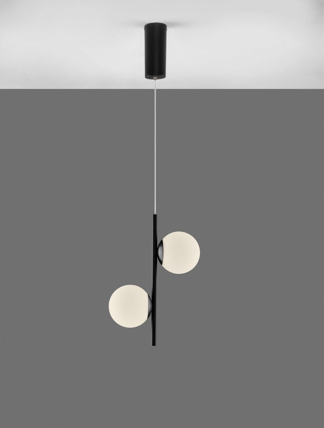 Suspension Nuvole noire, verre (9061436)