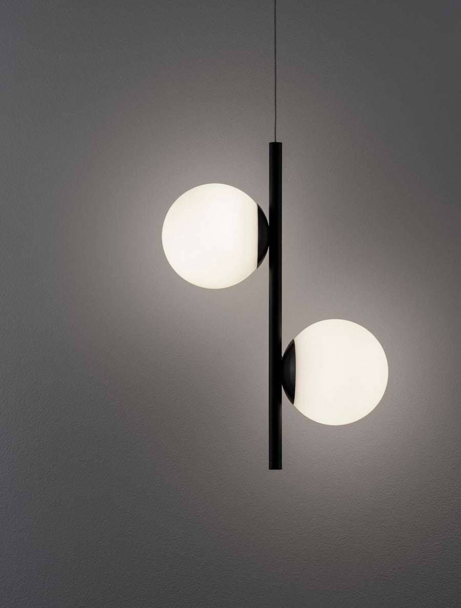 Suspension Nuvole noire, verre (9061436)