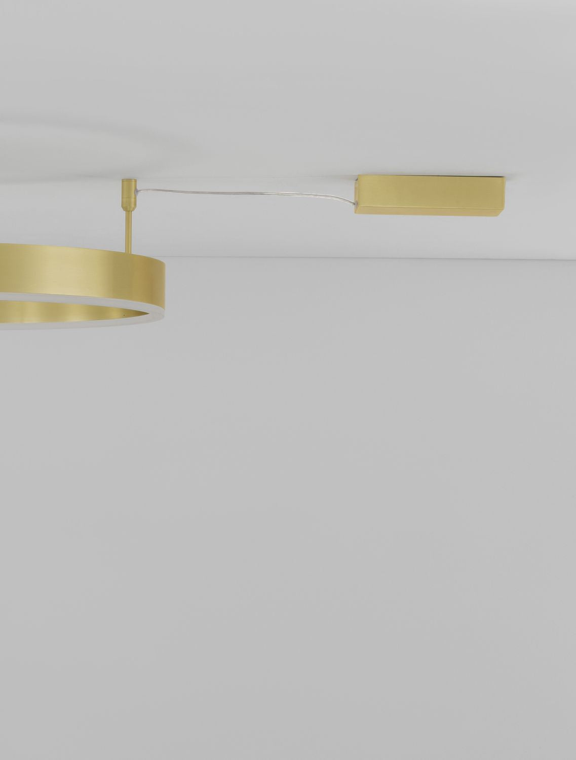 Plafonnier Motif bronze, L 60 cm