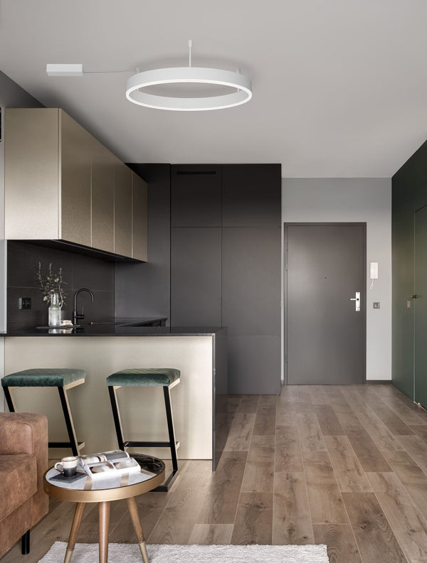 Suspension luminaire | Motif Blanche L 60 cm