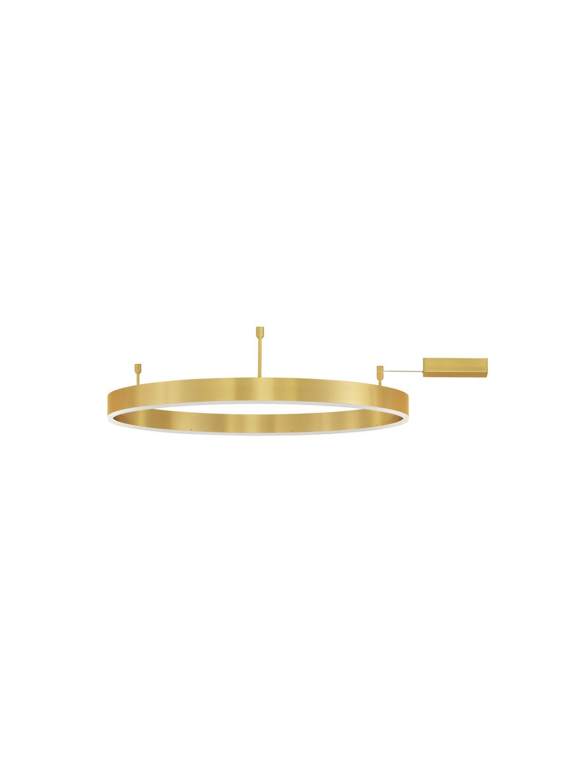 Plafonnier Motif bronze, L 80 cm