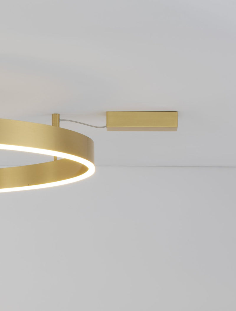 Plafonnier Motif bronze, L 100 cm