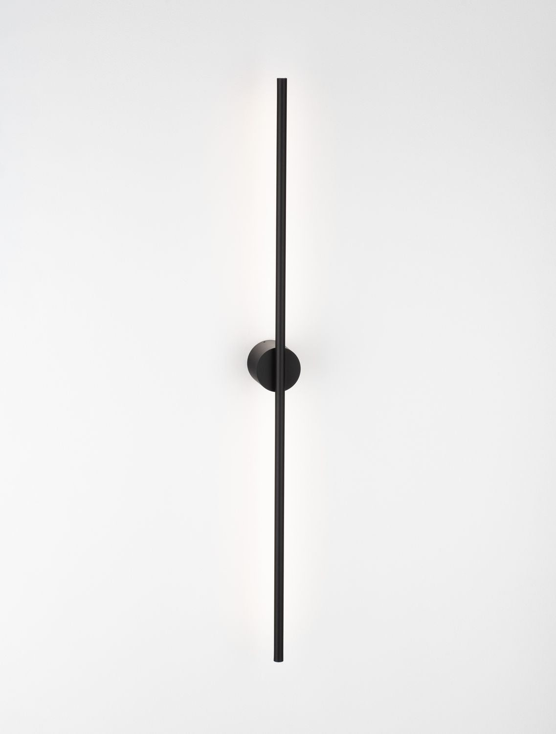 Applique murale Aden noire, H 90 cm