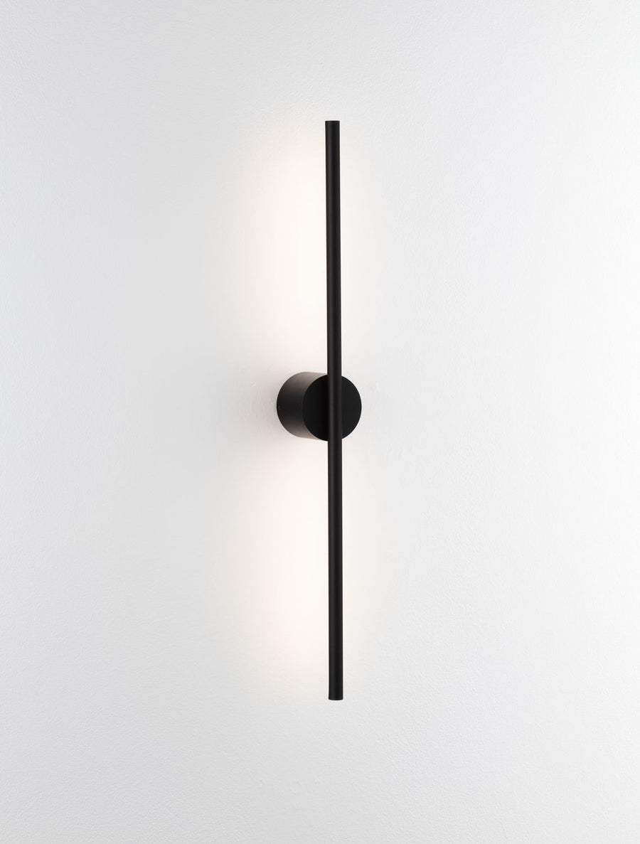 Applique murale Aden noire, H 60 cm (9081102)