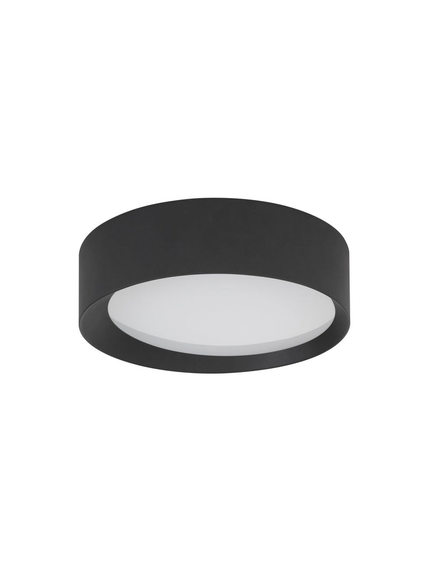 Plafonnier OBY noir, Ø 45 cm