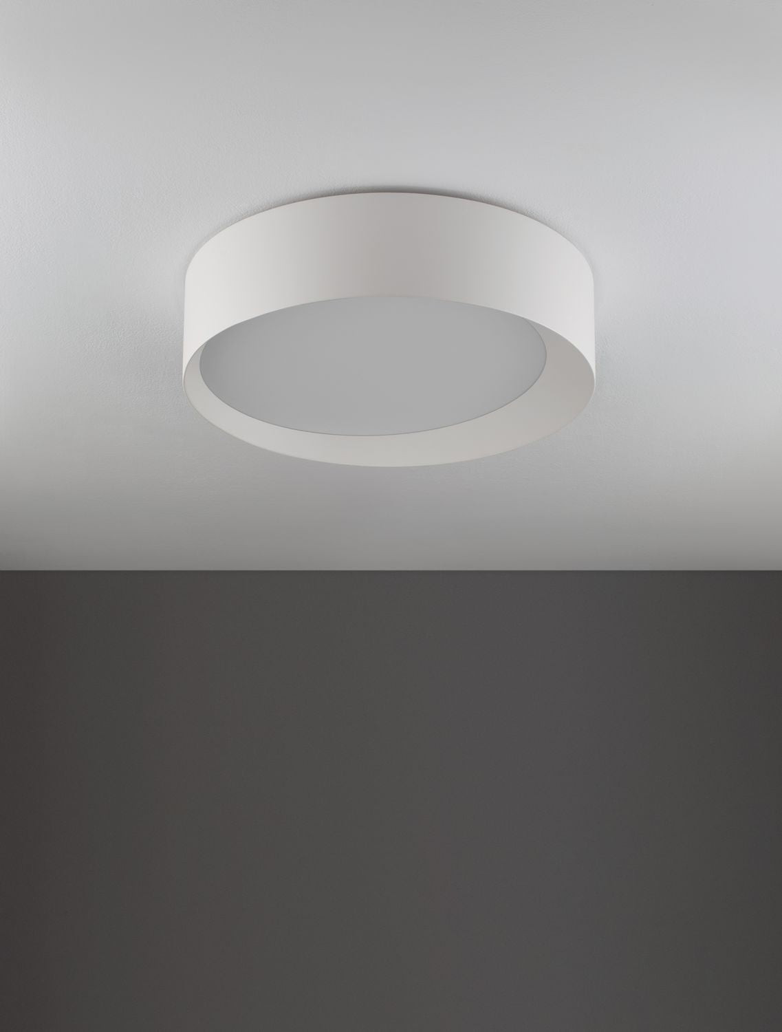 Plafonnier OBY blanc, Ø 45 cm