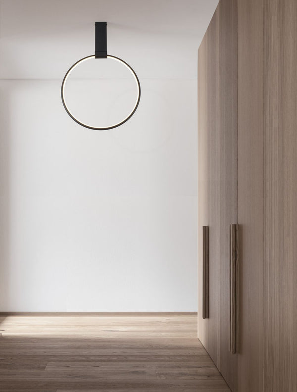 Suspension Garve noire, Ø 40 cm