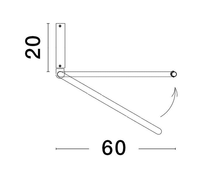 Suspension Garve blanche, Ø 60 cm