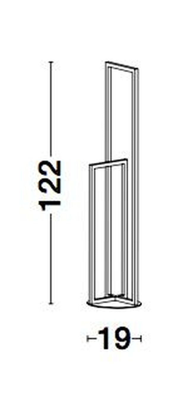 Lampadaire Zesiro noir