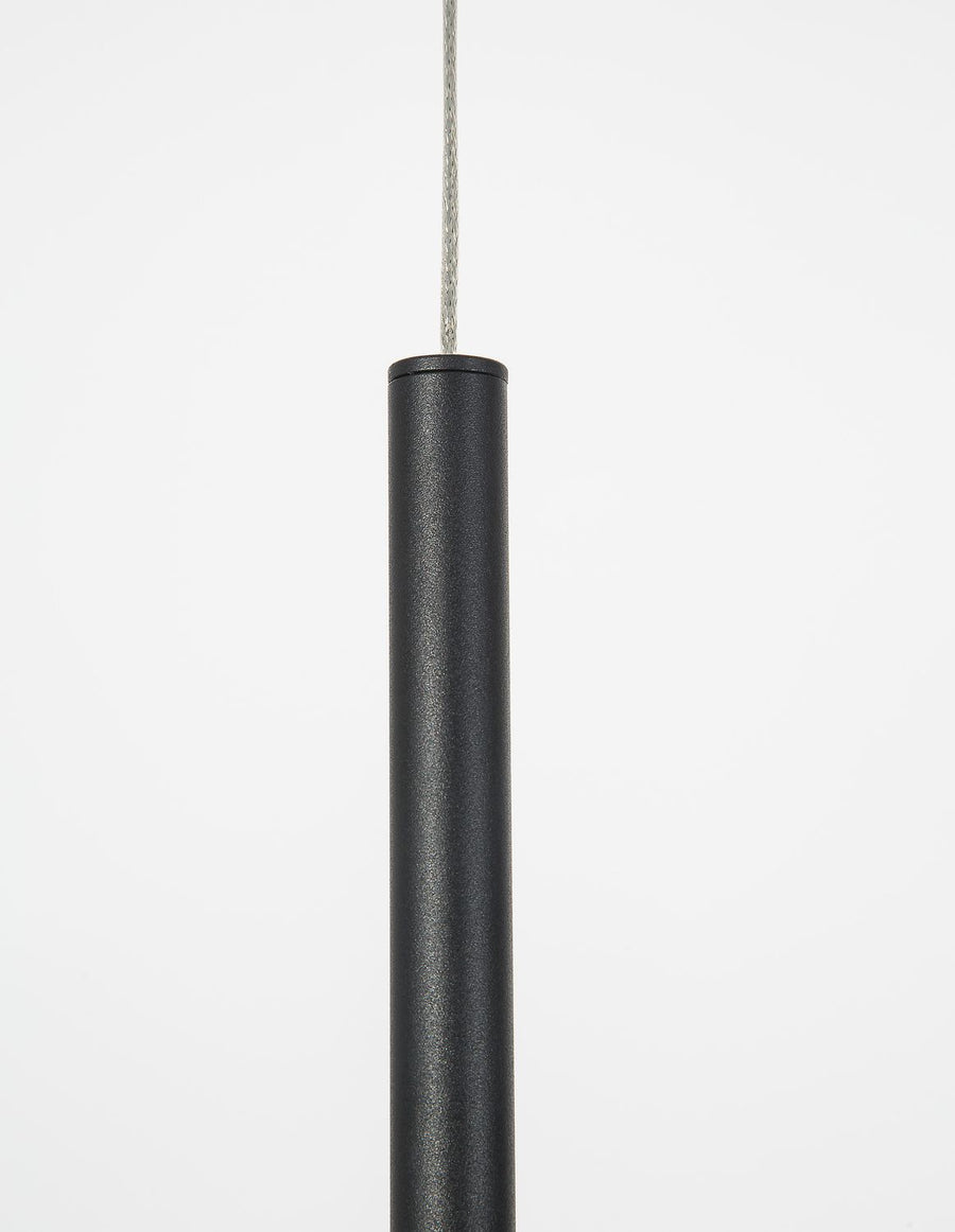 Suspension Elettra noire, H 200 cm (9088103)