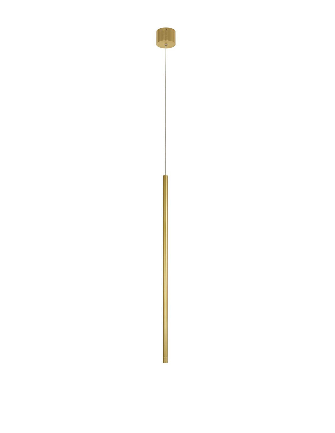 Suspension Elettra laiton, H 200 cm