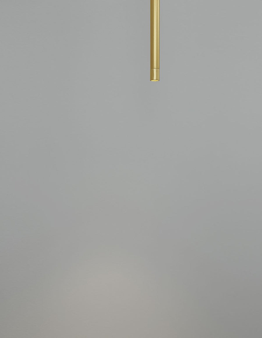 Suspension Elettra laiton, H 200 cm