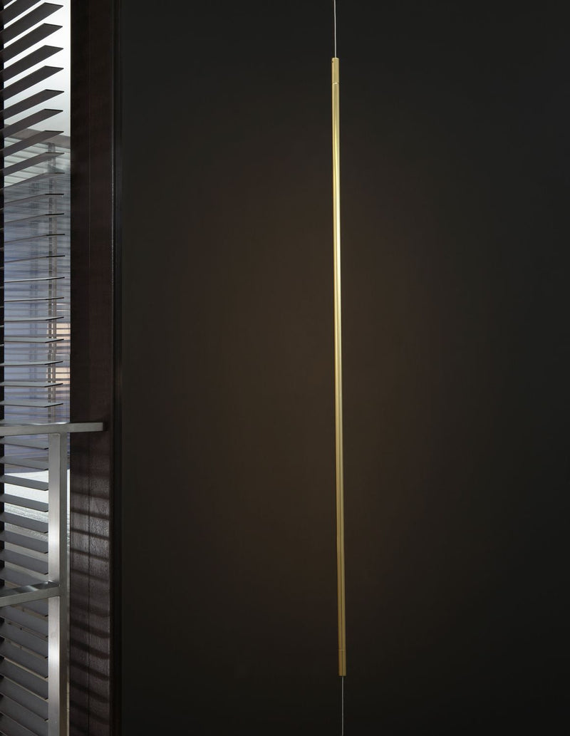Suspension Elettra laiton, H 300 cm