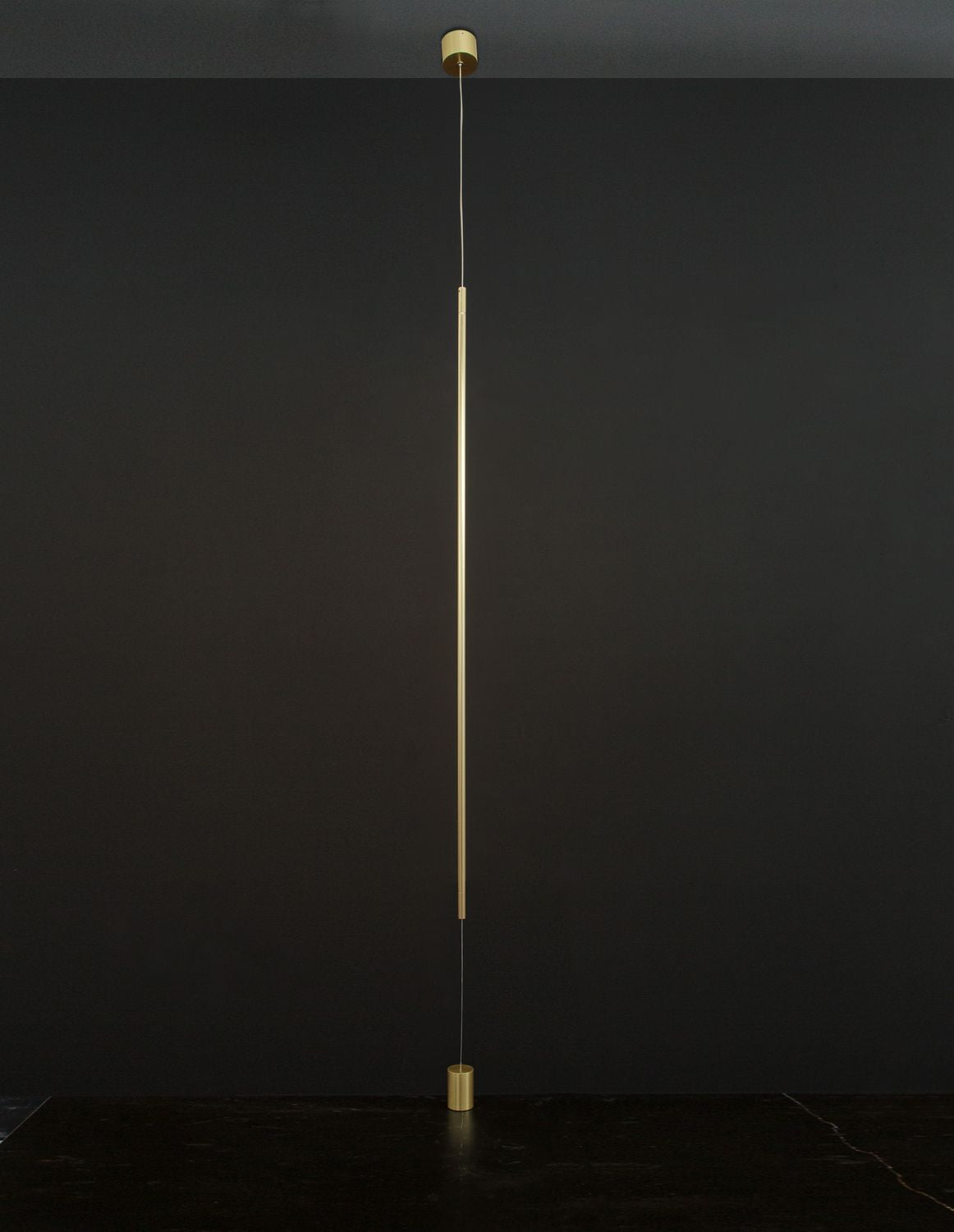 Suspension Elettra laiton, H 300 cm