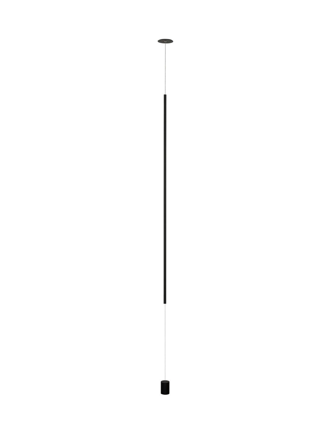 Suspension Elettra noire, H 300 cm (9088107)