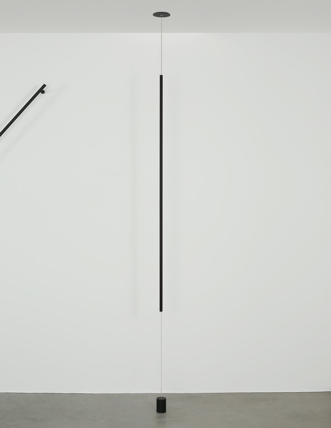 Suspension Elettra noire, H 300 cm (9088107)