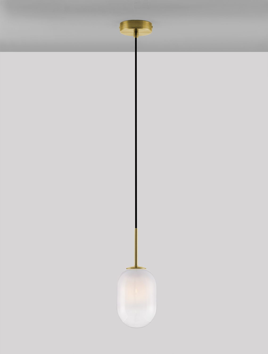 Suspension Chrysi dorée, verre (9092821)
