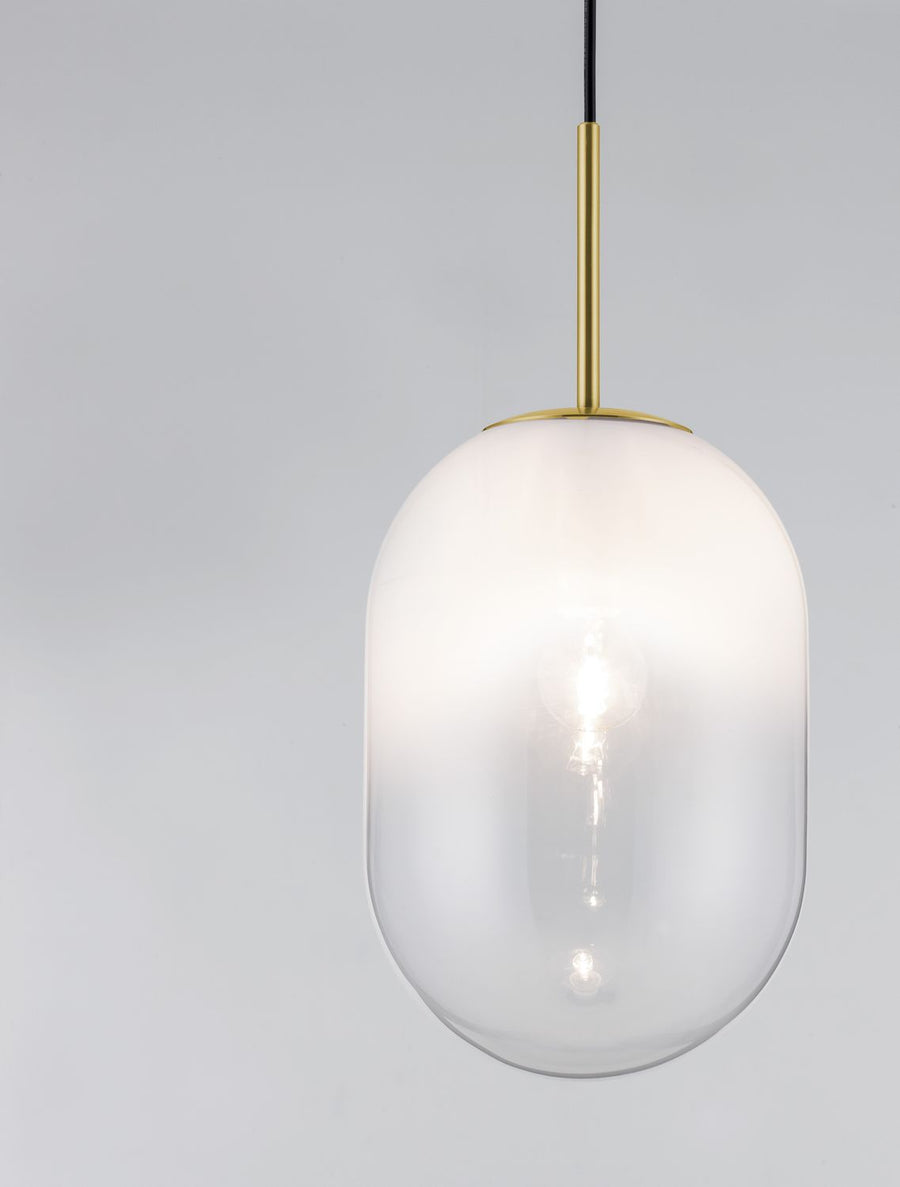 Suspension Chrysi dorée, verre (9092822)