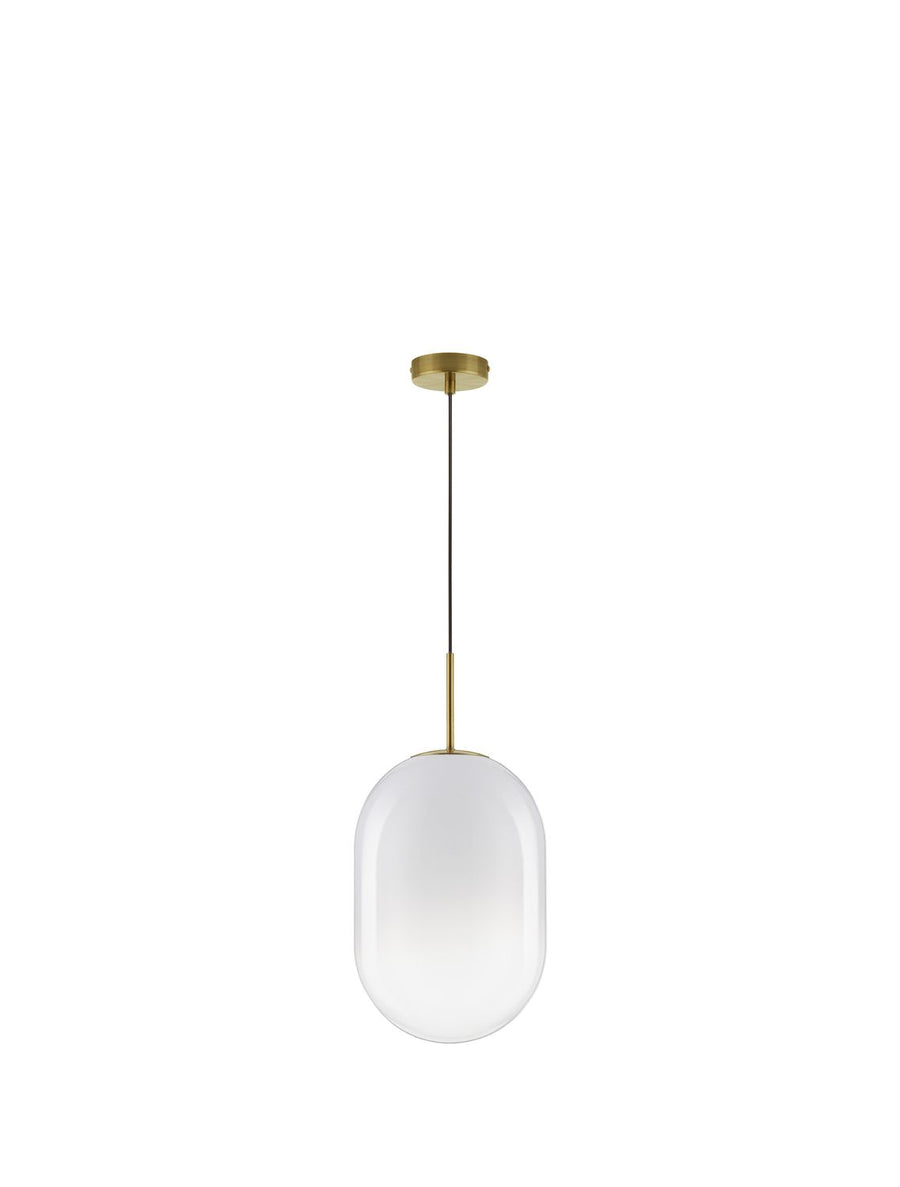 Suspension Chrysi dorée, verre (9092823)