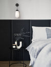 Applique murale Blaky noire, verre