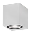 Applique extérieure Nero blanche, verre, H 8 cm (910041)