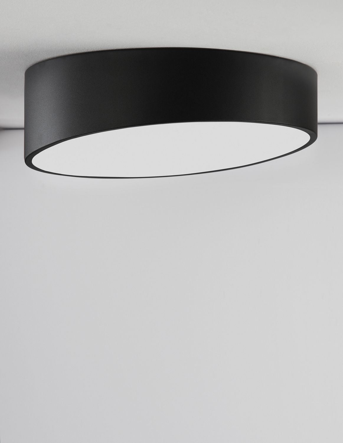 Plafonnier Maggio noir, Ø 50 cm