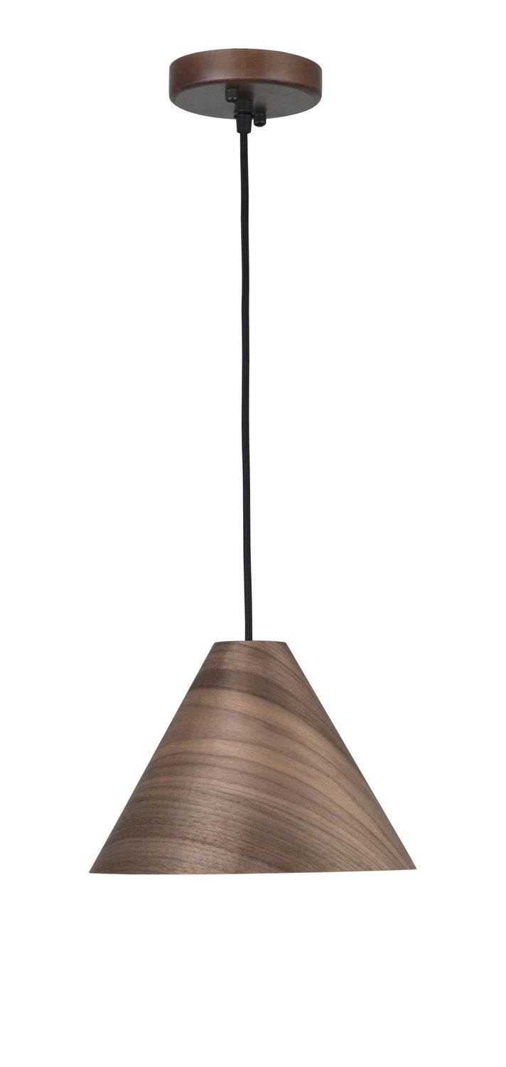 Suspension Wera grise et marron, bois