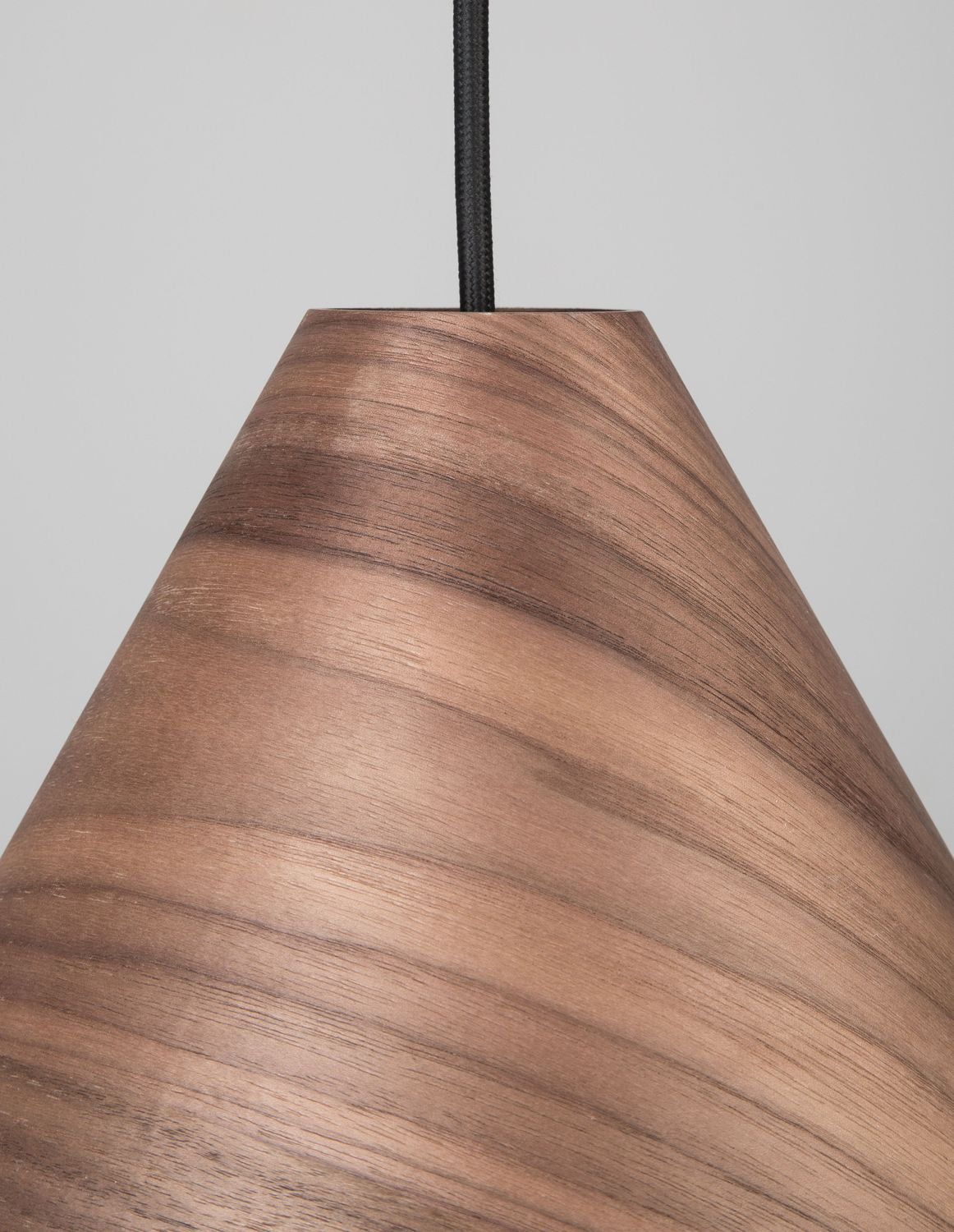 Suspension Wera grise et marron, bois
