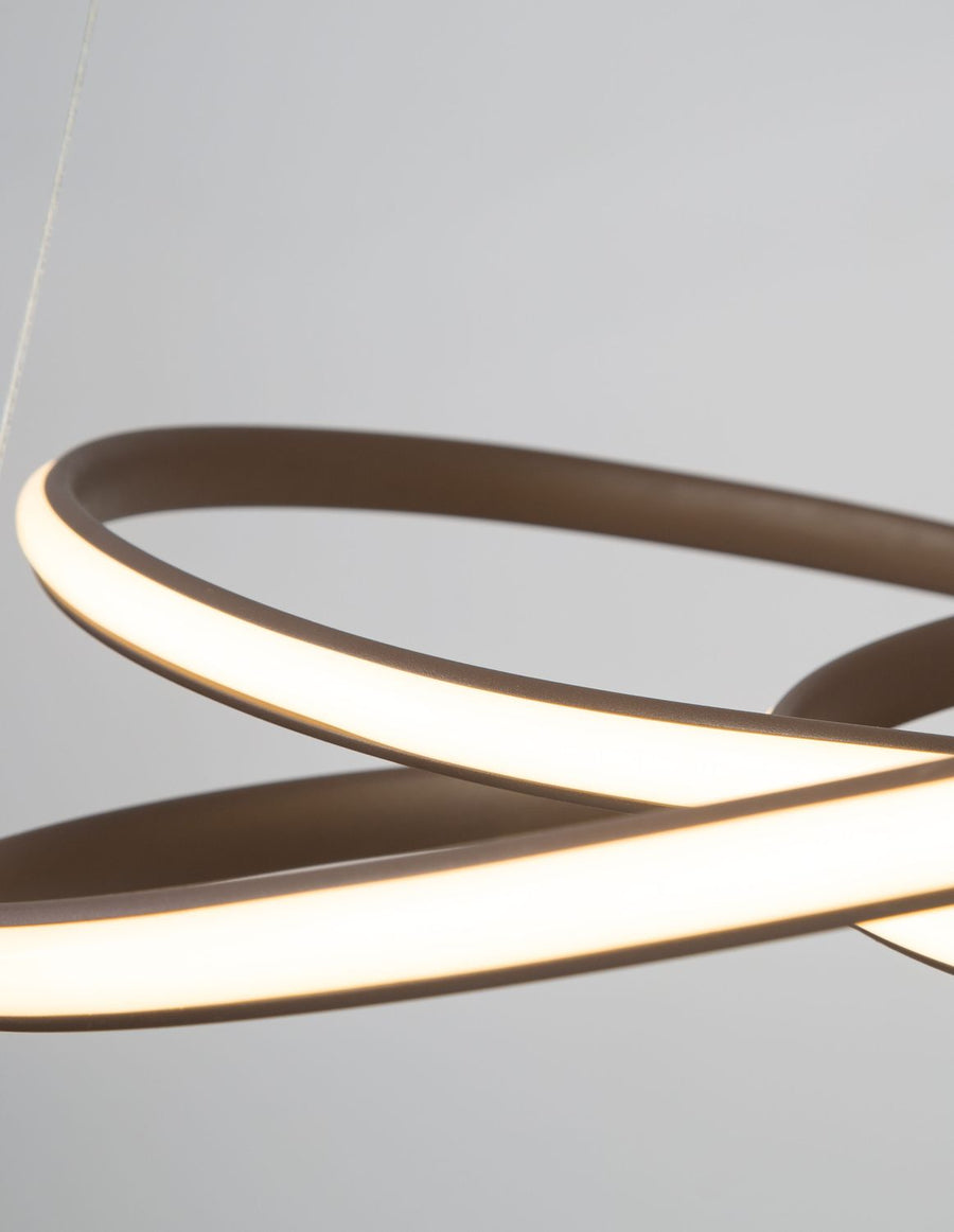 Suspension Menton marron
