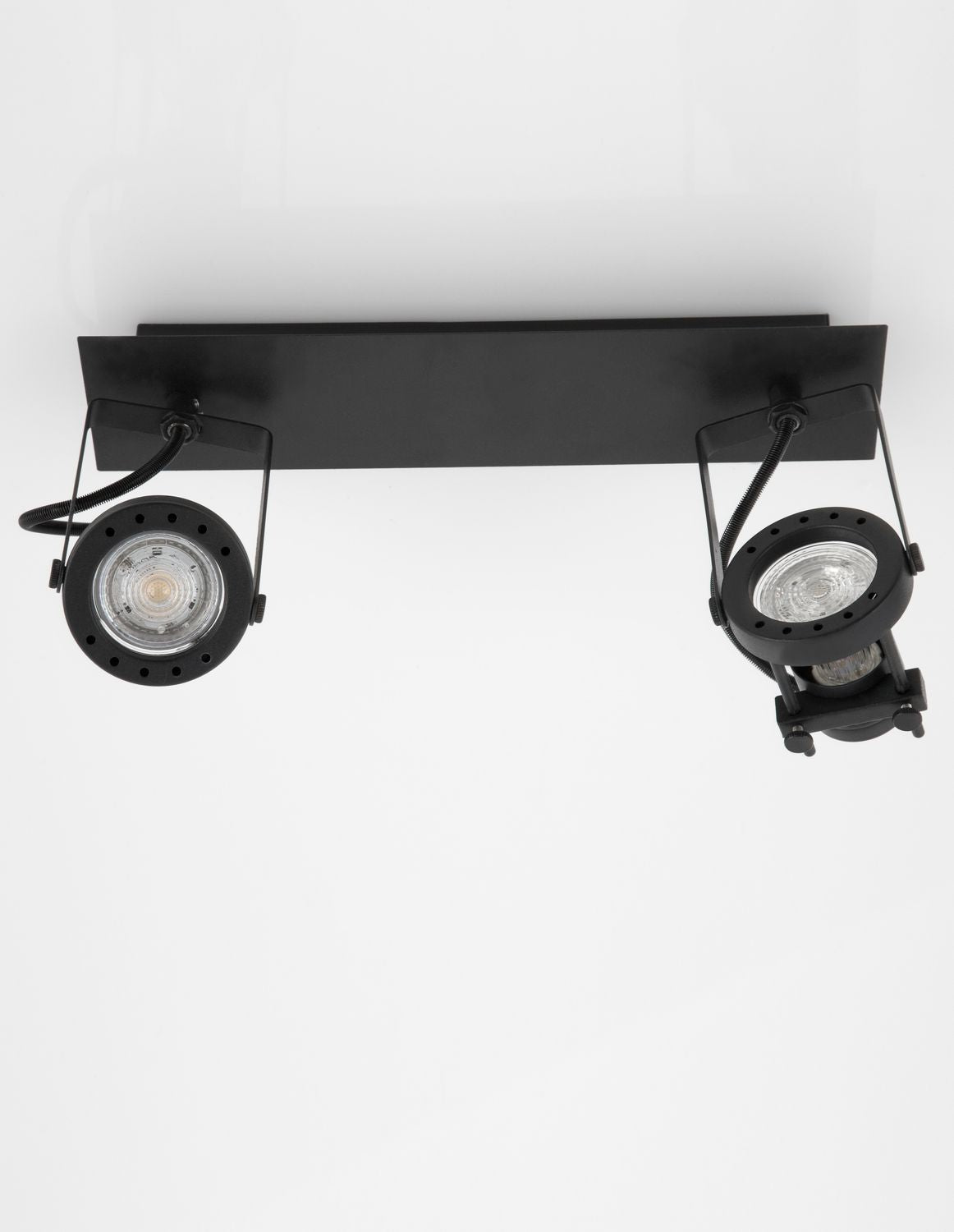 Plafonnier Salva 2 lumières noir