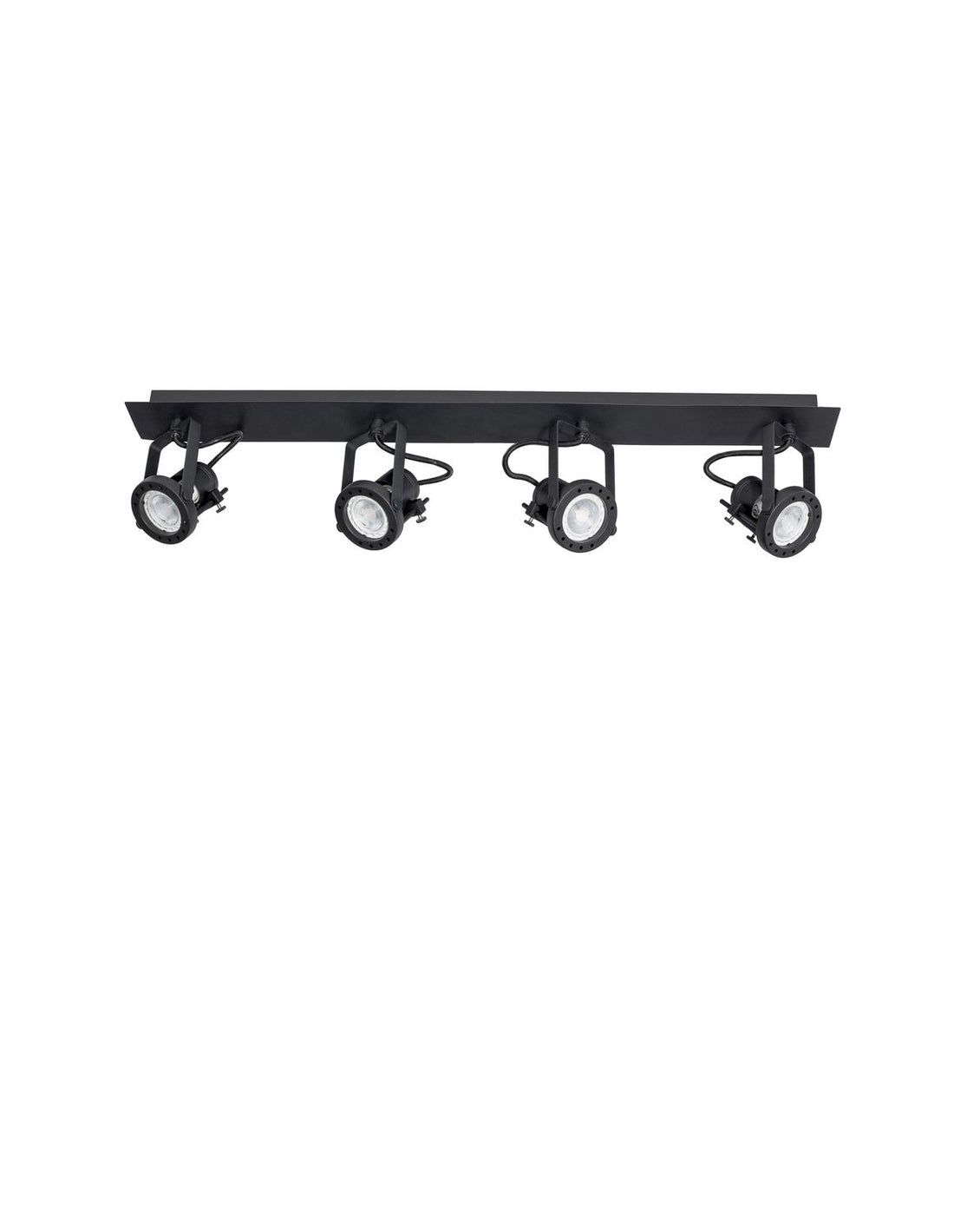 Plafonnier Salva 4 lumières noir