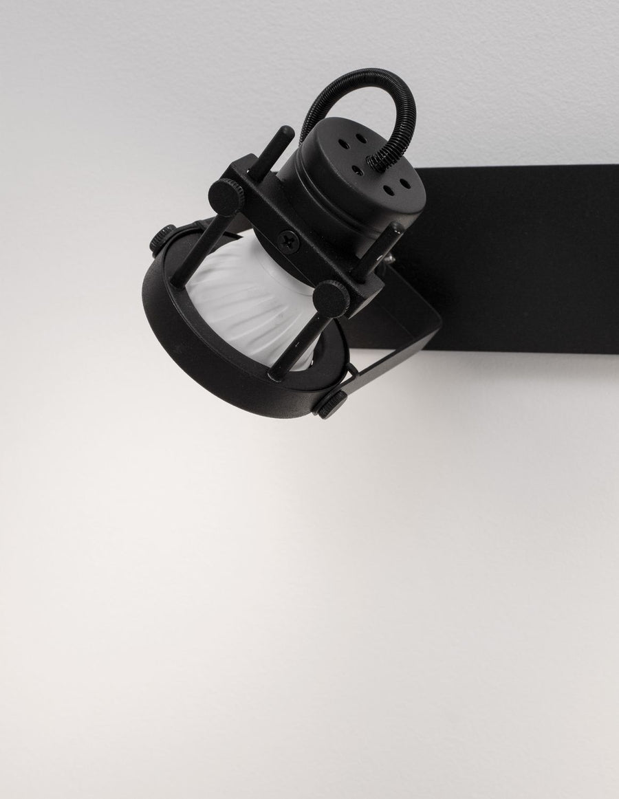 Plafonnier Salva 4 lumières noir