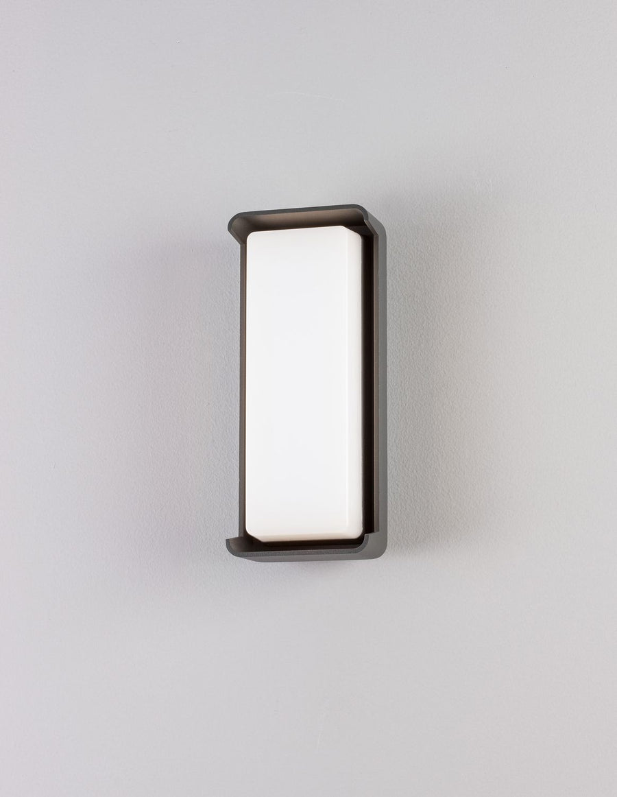 Applique extérieure Keen noire, L 22,5 cm