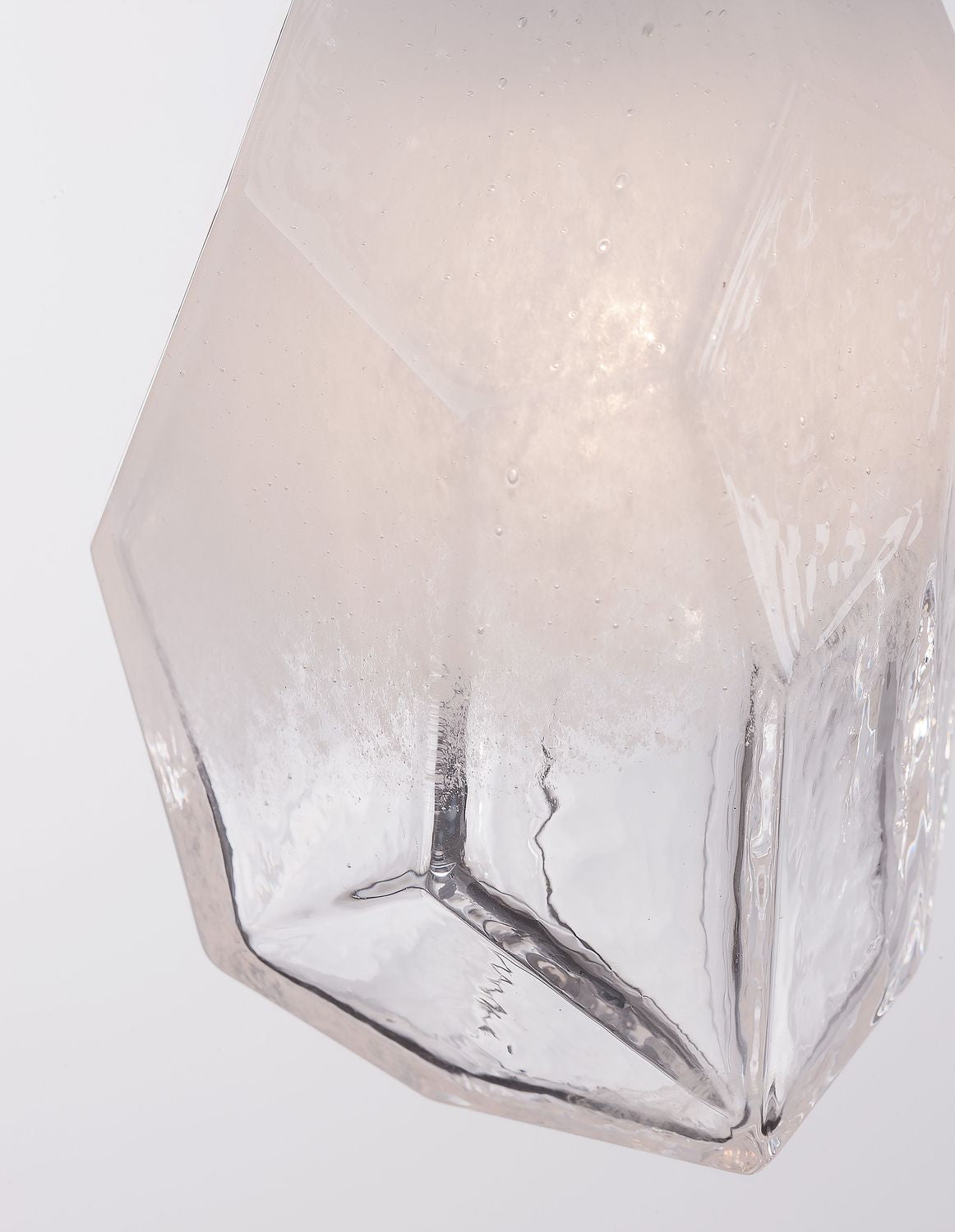 Suspension ICE blanche, verre