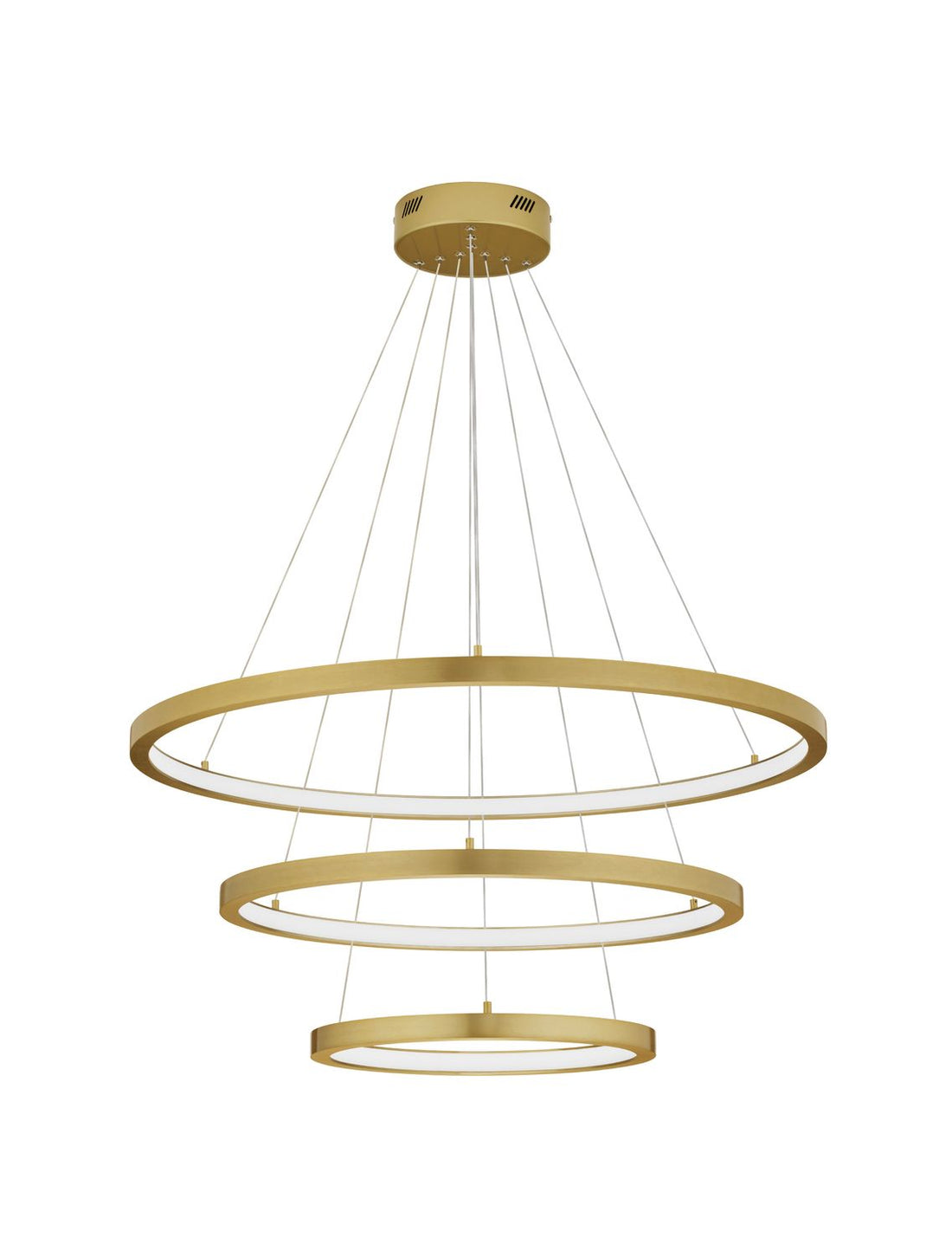 Suspension Empatia laiton, H 150 cm