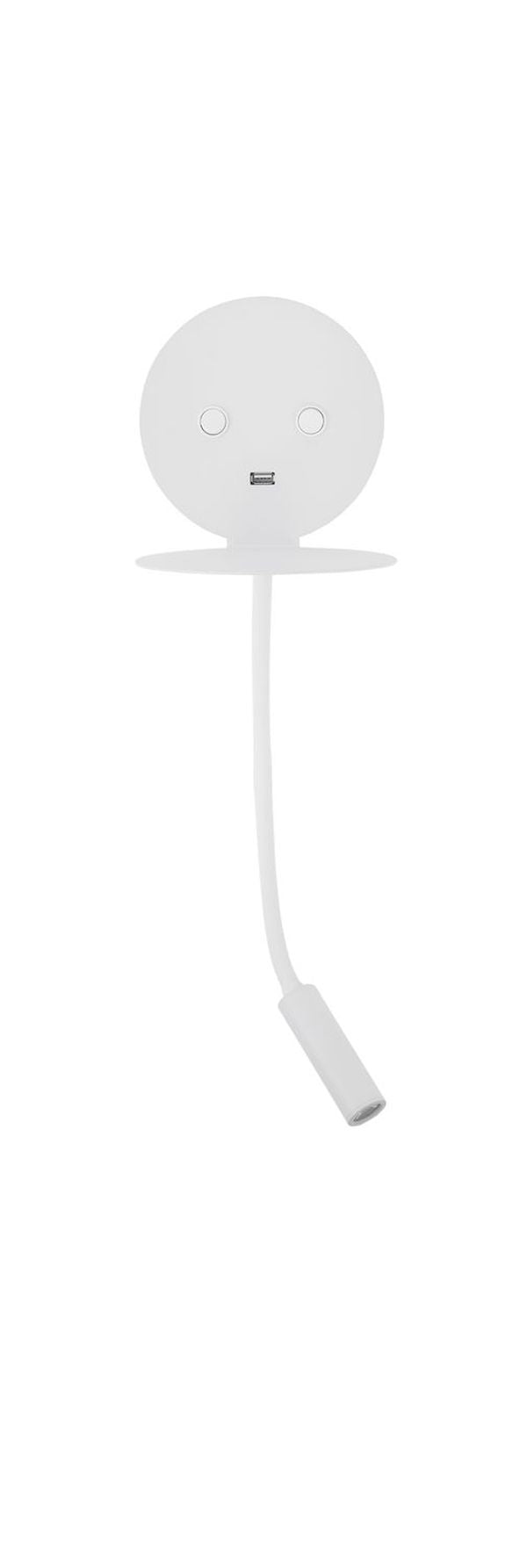 Applique murale Eclip blanche