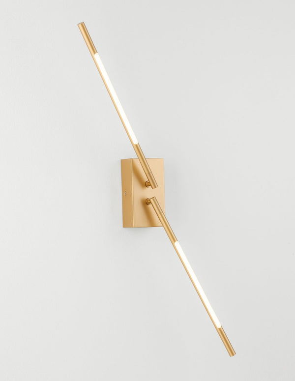 Applique murale Raccio laiton, H 74 cm