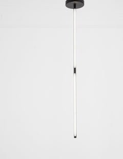 Suspension Handy noire, H 113 cm