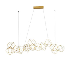 Suspension luminaire | Nebula Dorée
