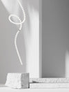 Suspension Perla chromée, verre, H 400 cm