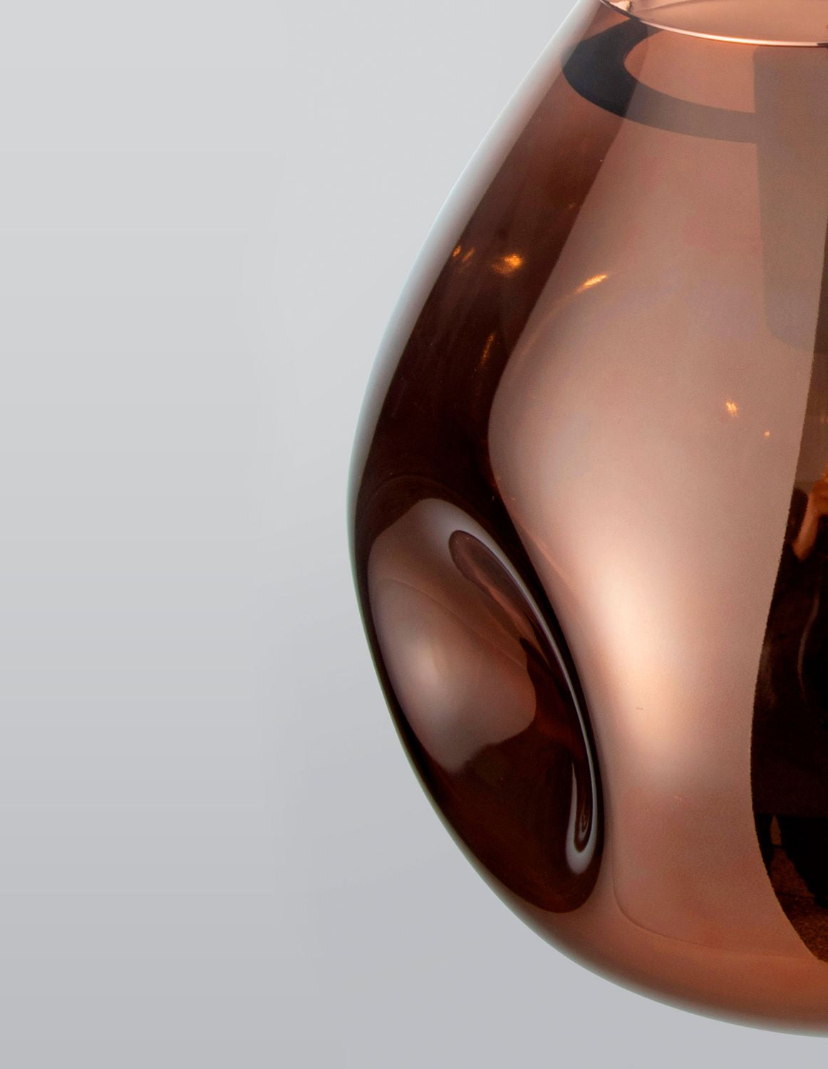 Suspension Lava cuivrée, verre (9190401)