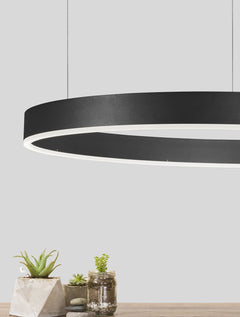 Suspension Motif noire, H 200 cm (9190848)