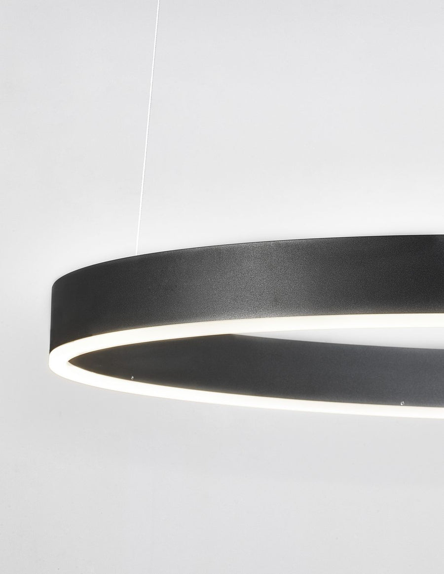 Suspension Motif noire, H 200 cm (9190848)