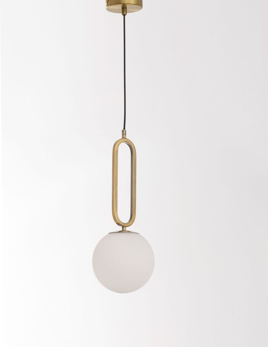 Suspension Grus dorée, verre (9191201)