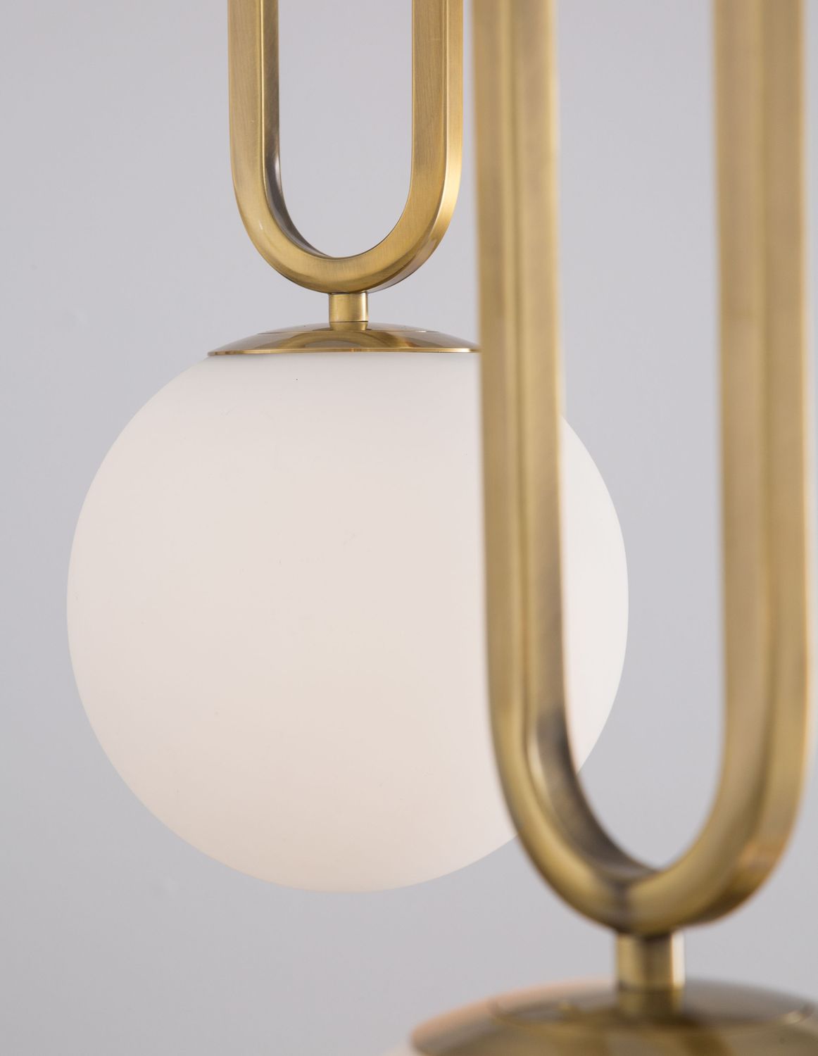Suspension Grus dorée, verre (9191201)