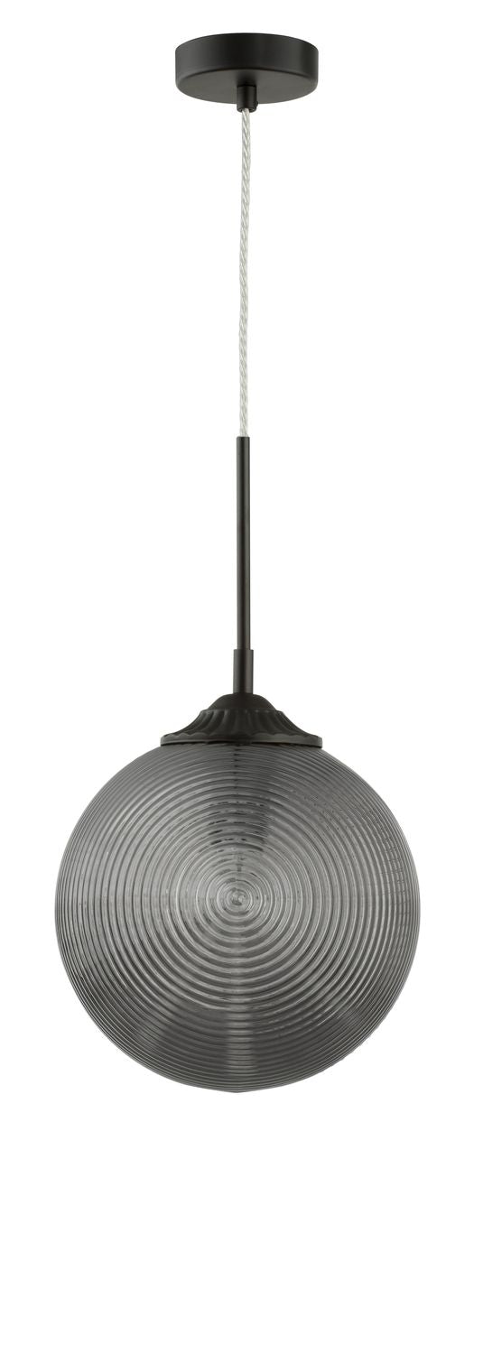 Suspension Athena noire, verre (9191210)
