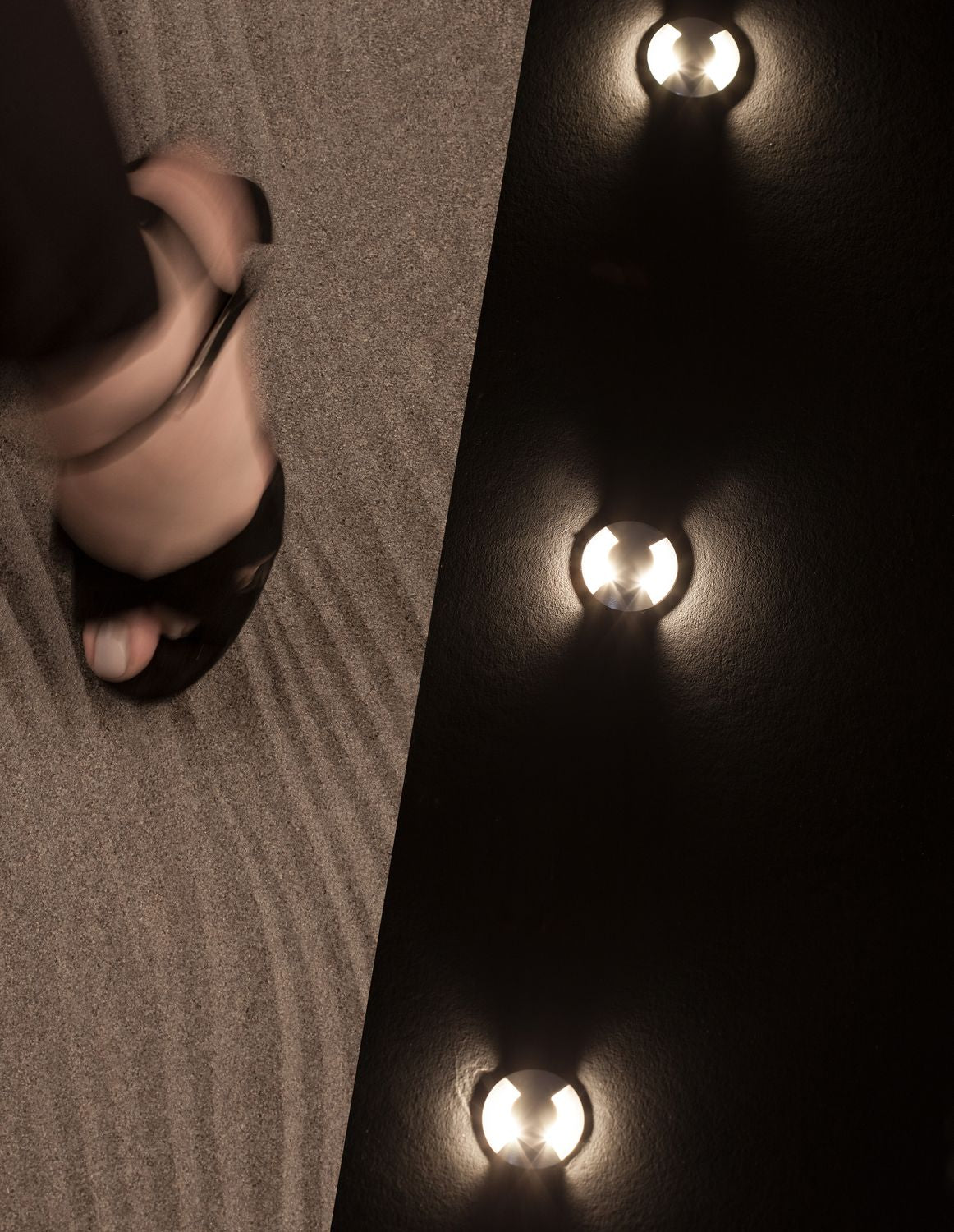Luminaire extérieur Bang nickel, H 9 cm (9203112)