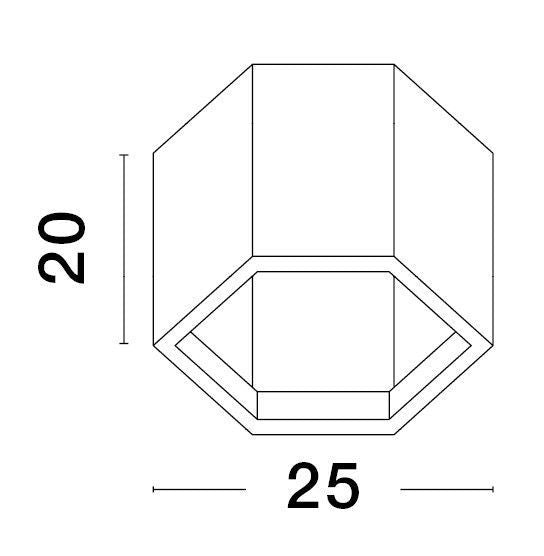 Plafonnier Samba blanc (9212315)