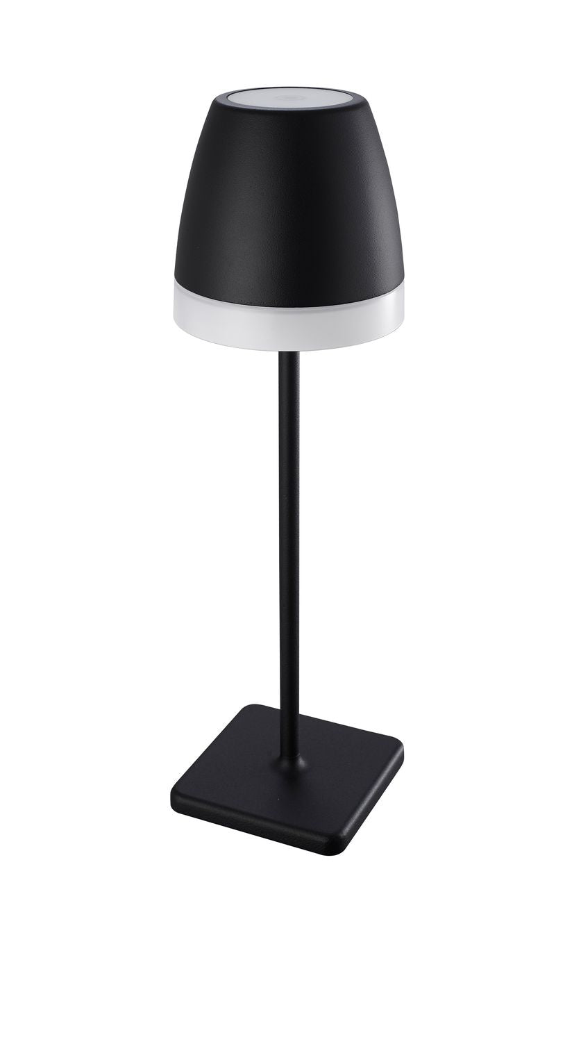 Lampe extérieure Colt noire, H 38 cm