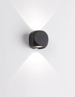 Applique extérieure Zari noire, verre (9226216)